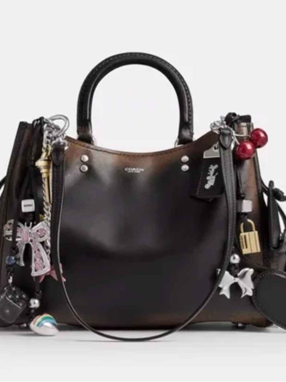Coach Loved Leather Rogue 31 w/ charms (still factory wrapped)